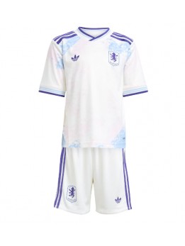 Aston Villa Dječji Rezervni Dres kompleti 2025-26 Kratak Rukavima (+ kratke hlače)